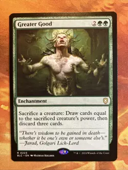 MTG Greater Good Commander: Bloomburrow Rare Green Near-Mint!!! - Image 1