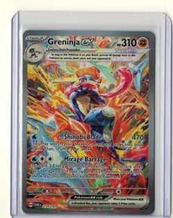 2024 Pokemon Twilight Masquerade Special Illustration Rare #214 Greninja ex - Image 1
