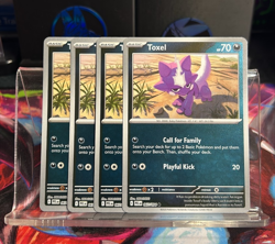 [4x Playset] Toxel 067/094 ME02: Phantasmal Flames Pokemon TCG REVERSE HOLO - Image 1