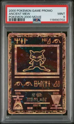 2000 POKEMON GAME MOVIE POKEMON 2000 MOVIE ANCIENT MEW PSA 9 - Image 1