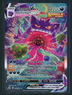 Gengar VMAX 271/264 Secret Rare Alt Art Holo Pokemon 2021 Fusion Strike LP - Image 1