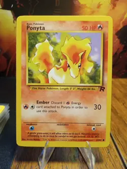 2000 Pokemon Team Rocket Ponyta #64 - Image 1
