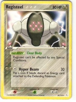 Registeel Rare Pokemon TCG Holon Phantoms 29/110 HP - Image 1