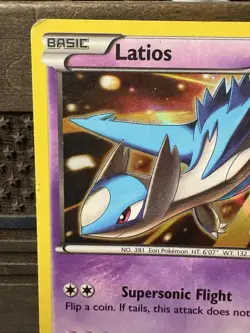 Pokemon Lot x2 Latios Holo 30/30 & Latias NonHolo 14/30 HP/MP XY Trainer Kit - Image 3