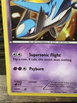 Pokemon Lot x2 Latios Holo 30/30 & Latias NonHolo 14/30 HP/MP XY Trainer Kit - Image 5