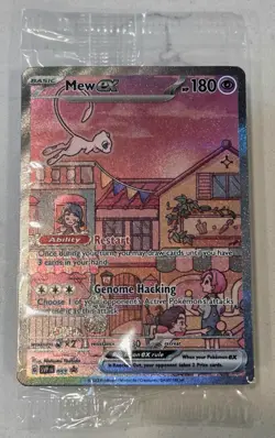 Mew EX SVP 053 Black Star Promo Full Art Pokemon TCG Scarlet Violet 151 Sealed - Image 1