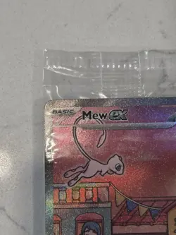 Mew EX SVP 053 Black Star Promo Full Art Pokemon TCG Scarlet Violet 151 Sealed - Image 4