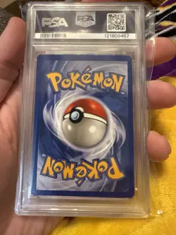 1999 POKEMON FOSSIL #14 RAICHU HOLO PSA 9 NEW CERT - Image 2