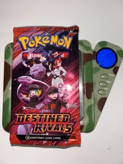 22.5g HEAVY Pokemon Destined Rivals Booster Pack Sealed 2025 - Team Rocket Art - Image 1