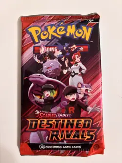 22.5g HEAVY Pokemon Destined Rivals Booster Pack Sealed 2025 - Team Rocket Art - Image 2
