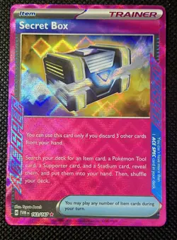 Pokemon Secret Box 163/167 Twilight Masquerade Ace Spec Trainer TCG NM - Image 1
