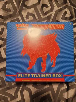 Pokemon Sword and Shield base Zamazenta Elite Trainer Box (ETB) SEALED - Image 1