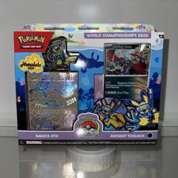 Pokemon 2024 World Championship Deck Honolulu Sakuya Ota Ancient Toolbox - Image 1