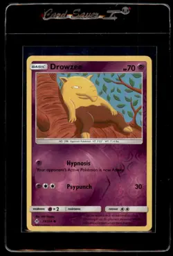2019 Pokemon Unbroken Bonds Drowzer #71/214 Reverse Foil - Image 1