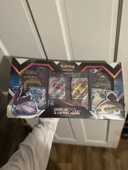 Pokemon TCG: Snorlax & Lapras VMAX Collection GameStop Exclusive Sealed W/ Rip - Image 1