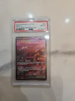 2023 Pokemon SVP en Mew EX 053/151 Ultra Premium Collection Promo PSA 8 - Image 1