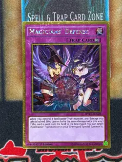Yugioh Magicians' Defense MVP1-ENG28 Gold Rare 1st Ed LP - Image 1