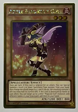 Apple Magician Girl MVP1-ENG15 (LP) Gold Secret Rare 1st Edition 2017 - Image 1