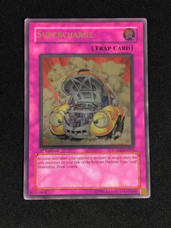 YUGIOH SUPERCHARGE POTD-EN056 1ST ULTIMATE LIGHT PLAY - Image 1