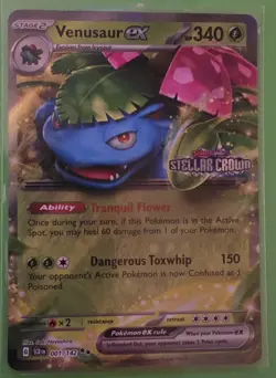 Venusaur ex (Stellar Crown Stamp) 001/142 Miscellaneous Cards & Products Holo - Image 1