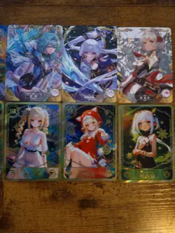 Genshin Impact Waifu 10 Card Lot - Beautiful Goddess Story Cards Noelle Eula - Image 2