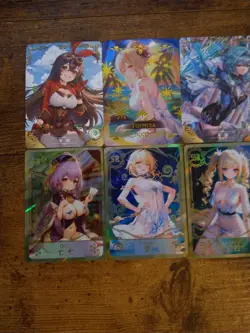 Genshin Impact Waifu 10 Card Lot - Beautiful Goddess Story Cards Noelle Eula - Image 4