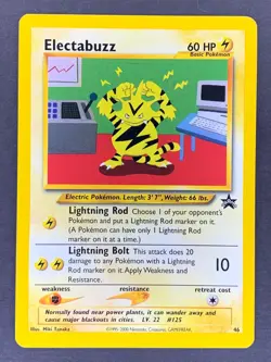 Electabuzz #46 WotC Black Star Promo 2000 English Pokemon Card - Image 1
