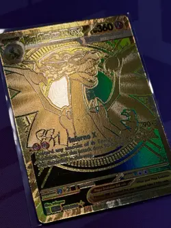 Mega Charizard EX Phantasmal Flames 130/094 Mega Ultra Rare Gold Card - Image 4