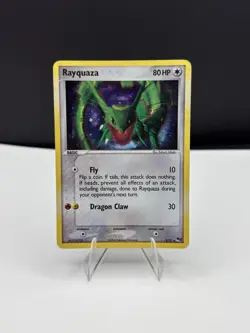 Pokemon TCG Rayquaza Holo Rare Card 3/17 Pop Series 1 Promos NM Condition - Image 1