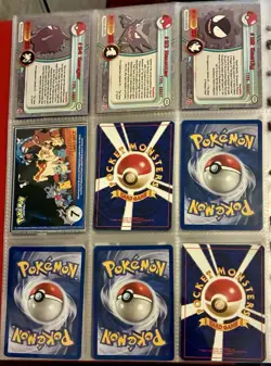 Vintage Pokemon Card Collection - No Binder Lot 5 Pages - Holo - Modern LP/NM - Image 2