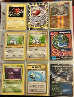 Vintage Pokemon Card Collection - No Binder Lot 5 Pages - Holo - Modern LP/NM - Image 5