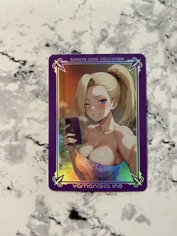 Ino Yamanaka NARUTO CARD COLLECTION Holographic Collectible Card Cute Sauna - Image 1