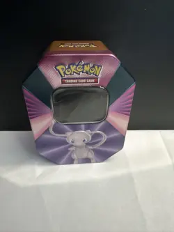 Empty Pokemon Mew tin Trading Card Game - Image 1