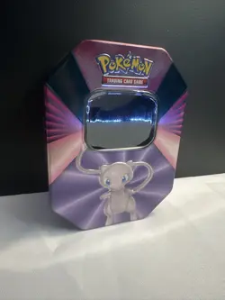 Empty Pokemon Mew tin Trading Card Game - Image 2