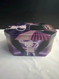 Empty Pokemon Mew tin Trading Card Game - Image 5