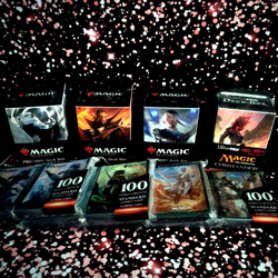 MTG ULTRA PRO 400 DECK PROTECTOR CARD SLEEVES & 4X 100+ DECK BOX COMMANDER EDH - Image 2