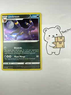 Umbreon SWSH129 Black Star Promo Holo Pokemon TCG Card - Image 1