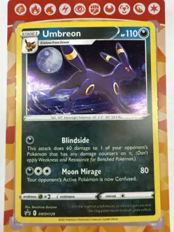 Umbreon SWSH129 Black Star Promo Holo Pokemon TCG Card - Image 3