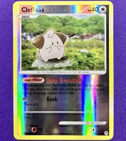 Cleffa 78/130 Reverse Holo - Diamond & Pearl Base Vintage Pokemon TCG Card LP - Image 1