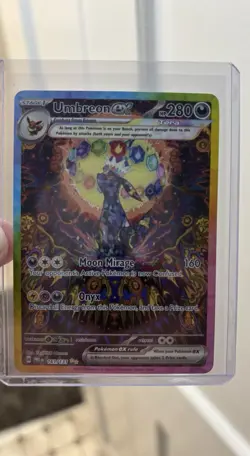 Umbreon EX 161/131 SV Prismatic Evolutions Holo Card NM Condition, English - Image 1