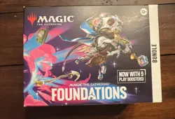 NEW Magic The Gathering Foundations Bundle 9 Boosters Foil Cards Accessories MTG - Image 1