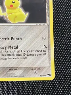 Pikachu 13/17 - Pop Series 5 Non Holo Pokemon Card LP+ - Image 4