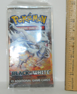 Pokemon Black & White Base 10 card Pack TCG New Sealed Booster reshiram Art - Image 2