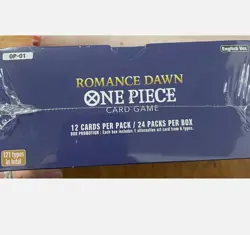 One Piece Card Game Romance Dawn Booster Box OP-01 (White Bottom) *NEW & SEALED* - Image 3