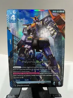 Gundam Card Game Psycho Gundam LR GD02-001 Dual Impact - Image 1
