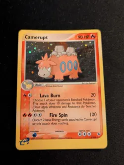 Camerupt 4/109 Ruby and Sapphire Holo Rare LP Pokemon Card - Image 1