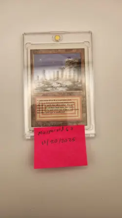 MTG 1994 Plateau Dual Land REVISED Edition. Light play/wear. - Image 1