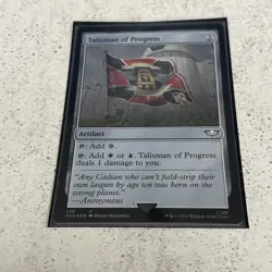 Talisman of Progress 258 Uncommon Surge Foil Warhammer 40K MTG NM - Image 1