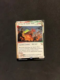 Anzrag, the Quake-Mole #356 (Invis. Ink) [Murders at Karlov Manor] Magic MTG - Image 1