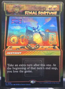 Final Fortune #1956 Secret Lair Drop Rainbow Foil Rare - Image 1